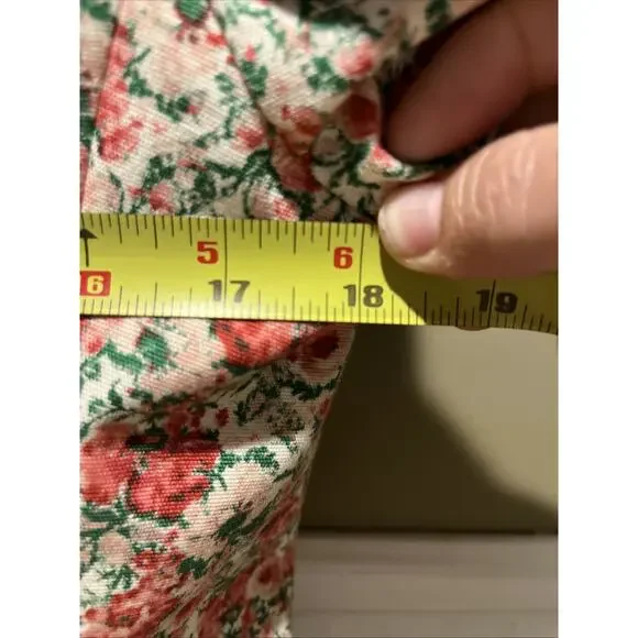 Talbots Cute Spring Floral Blazer Jacket Size 12P Red Pink Green Career - Picture 10 of 12